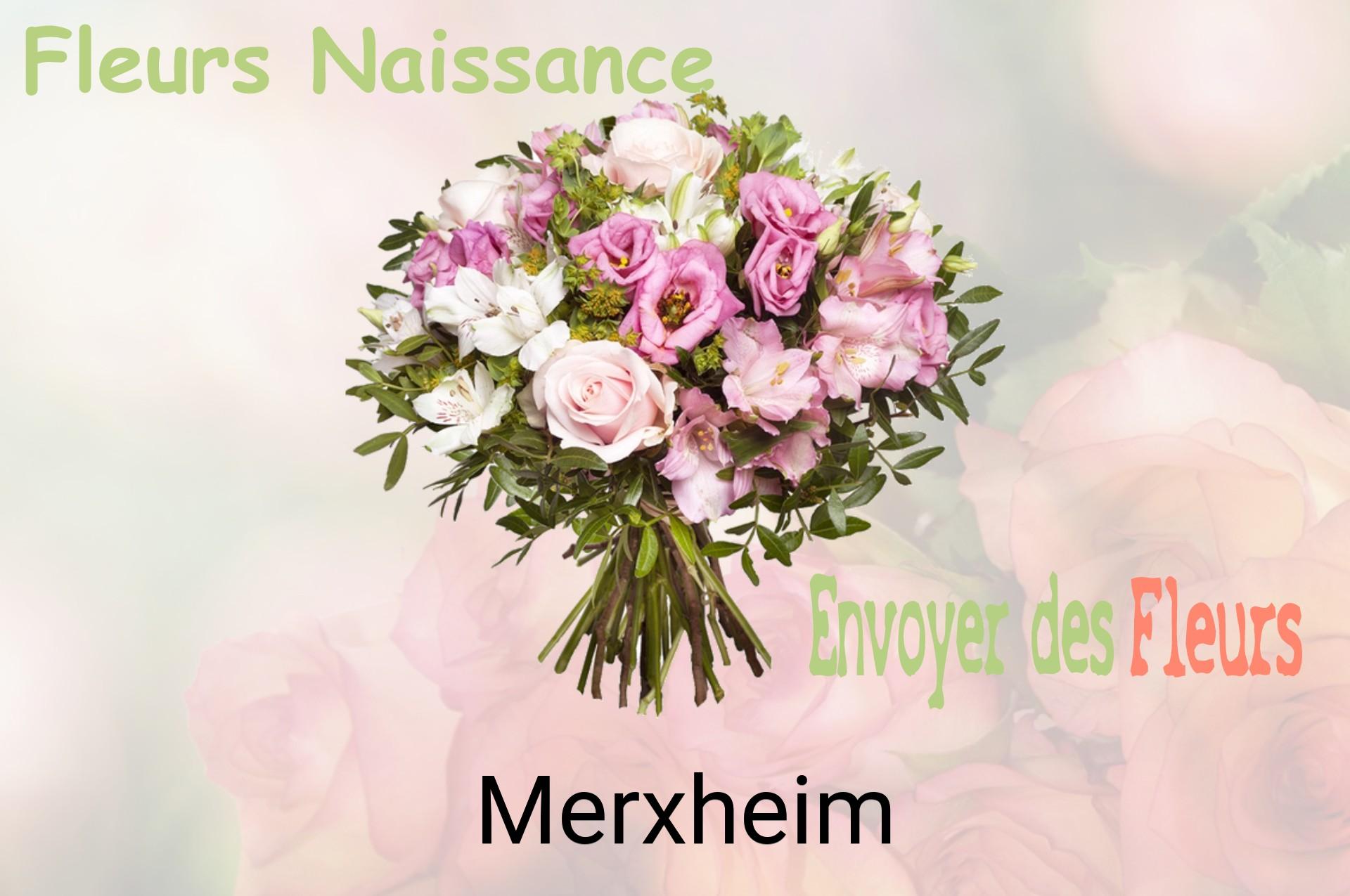 Bouquet de fleurs de naissance livré à Merxheim