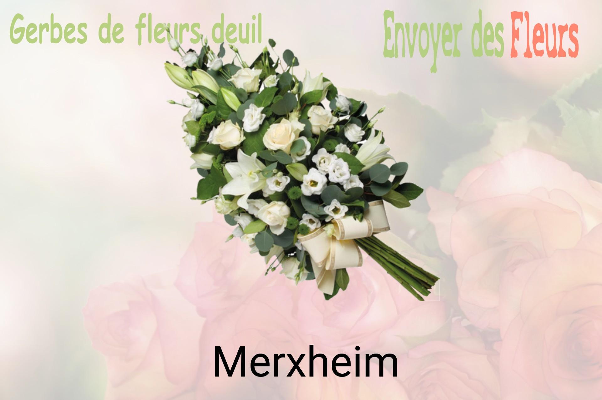 Gerbe de fleurs de deuil livrée à Merxheim